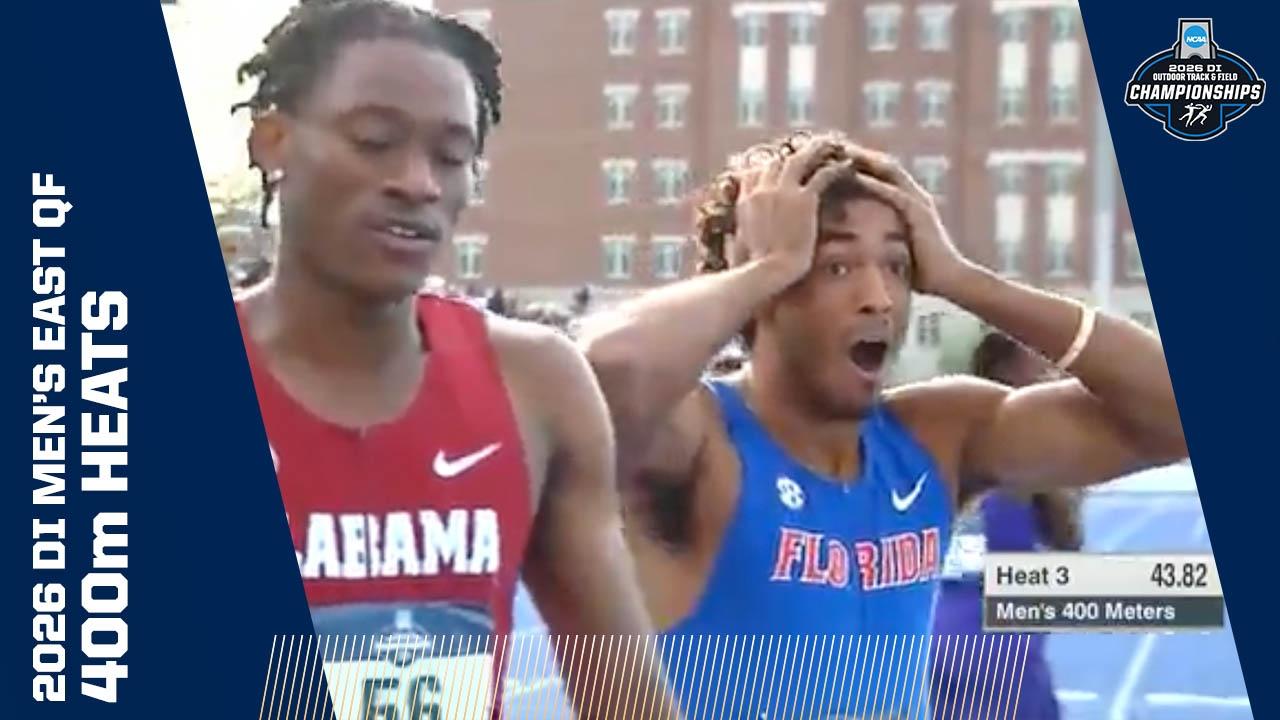 Alabama's Ogazi, Florida's Braun run No. 3 and No. 6 all-time NCAA men's 400 meters