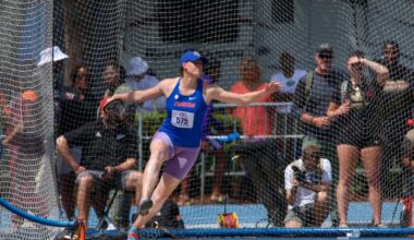 Van Daalen claims discus title as Florida women notch third runner-up finish in four years