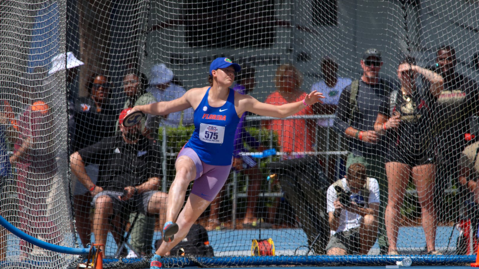 Van Daalen claims discus title as Florida women notch third runner-up finish in four years