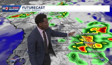 IMPACT WEATHER Severe Thunderstorms Pose Flood Threat for Florida