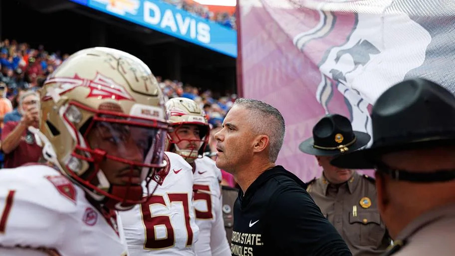 Florida State Seminoles head coach Mike Norvell.