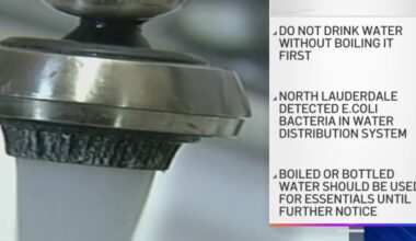 Residents told to boil water in North Lauderdale after it tests positive for E. coli – NBC 6 South Florida