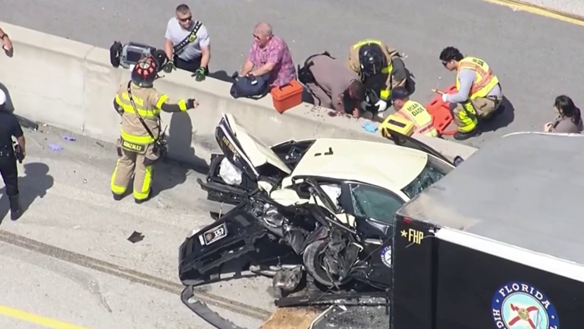 Crash involving FHP vehicle shuts down Florida’s Turnpike in Miami-Dade – NBC 6 South Florida
