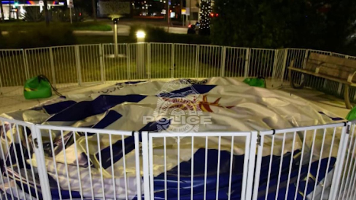 Man arrested after slashing decorative FIFA soccer ball in Miami Beach, cops say – NBC 6 South Florida