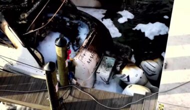 RAW: Four boats catch fire at Miami marina; officials work to determine cause – NBC 6 South Florida