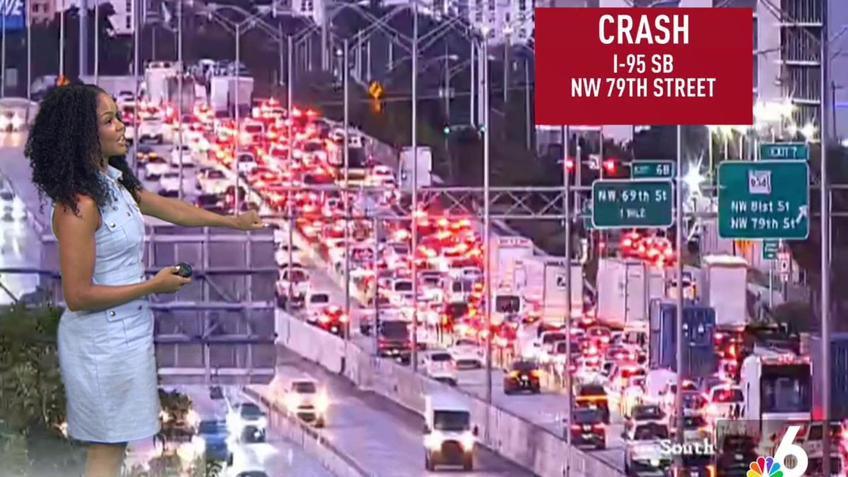 Crash on I-95 southbound in Miami-Dade blocks lanes, causes heavy delays – NBC 6 South Florida