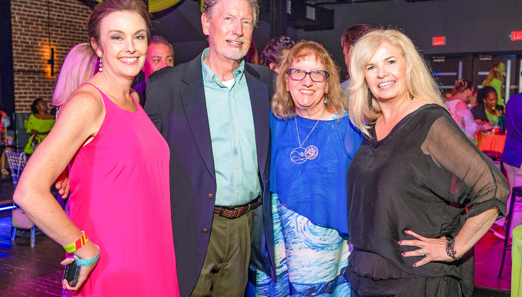 Chris Hoffman and Jeff Wier with Doris McNeill and Christine Wier
