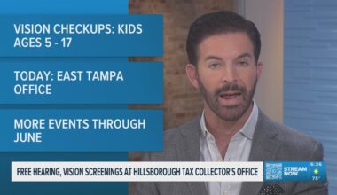 Free hearing, vision screenings at Hillsborough Tax Collector's Office
