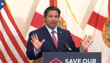 Gov. DeSantis discusses state budget in Tampa