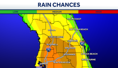 Storm chances build across Central Florida this week