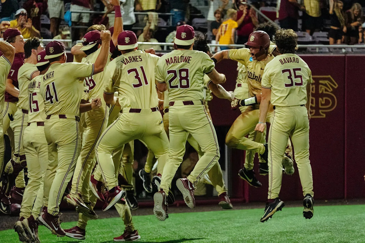 FSU baseball overcomes late deficit, scores three runs in 10th to advance to Tallahassee Regional final
