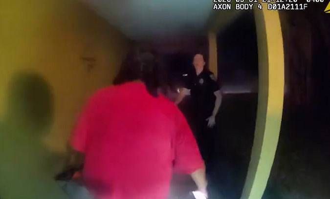 WATCH: Florida woman arrested after setting house on fire with mother trapped inside, police say