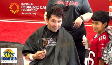 Tampa Bay Buccaneers' annual Cut & Color Event.