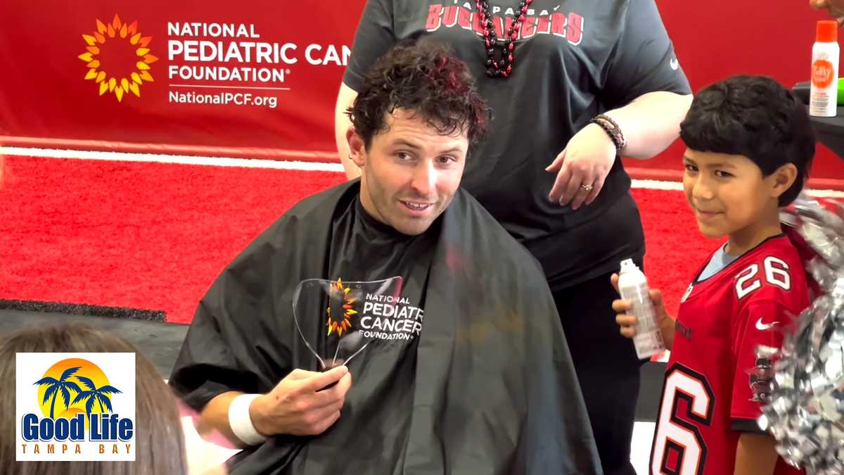 Tampa Bay Buccaneers' annual Cut & Color Event.