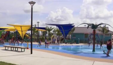 Families turn to Cape Coral's Jaycee Park to stay cool during Gulf Coast heat advisory