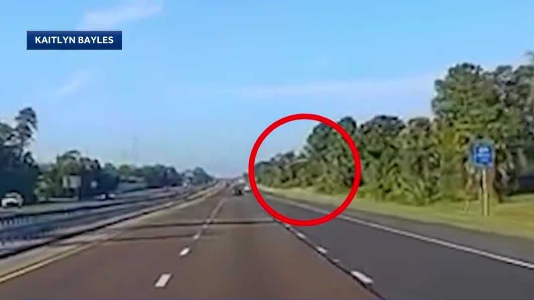 Paraglider makes emergency landing on I-95 in Central Florida
