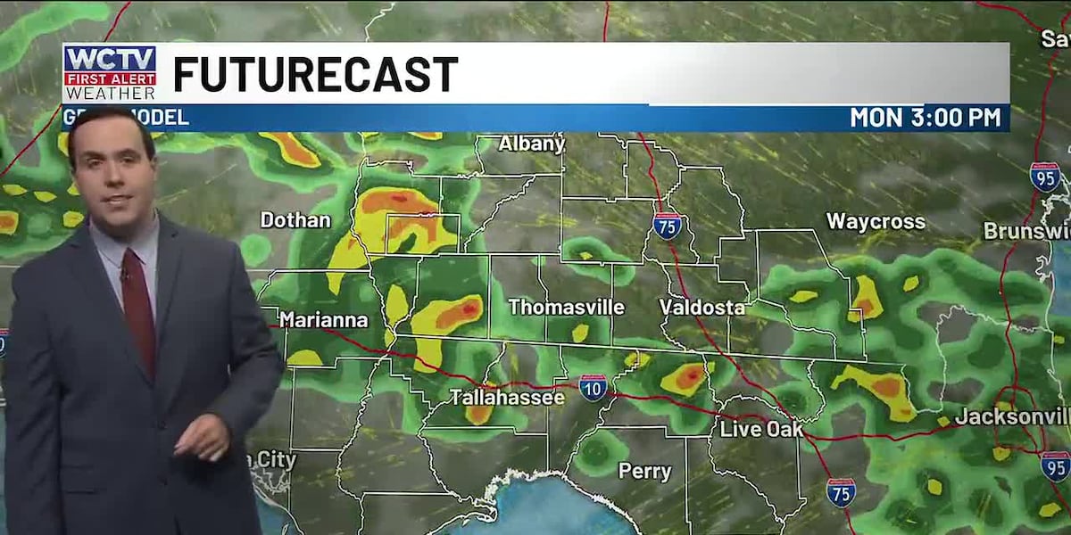 A break from the sizzle with scattered storms