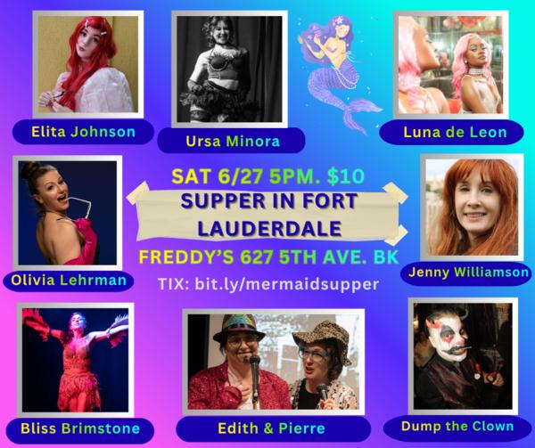 Supper in Fort Lauderdale: Mermaid Edition at Freddy's Bar & Backroom