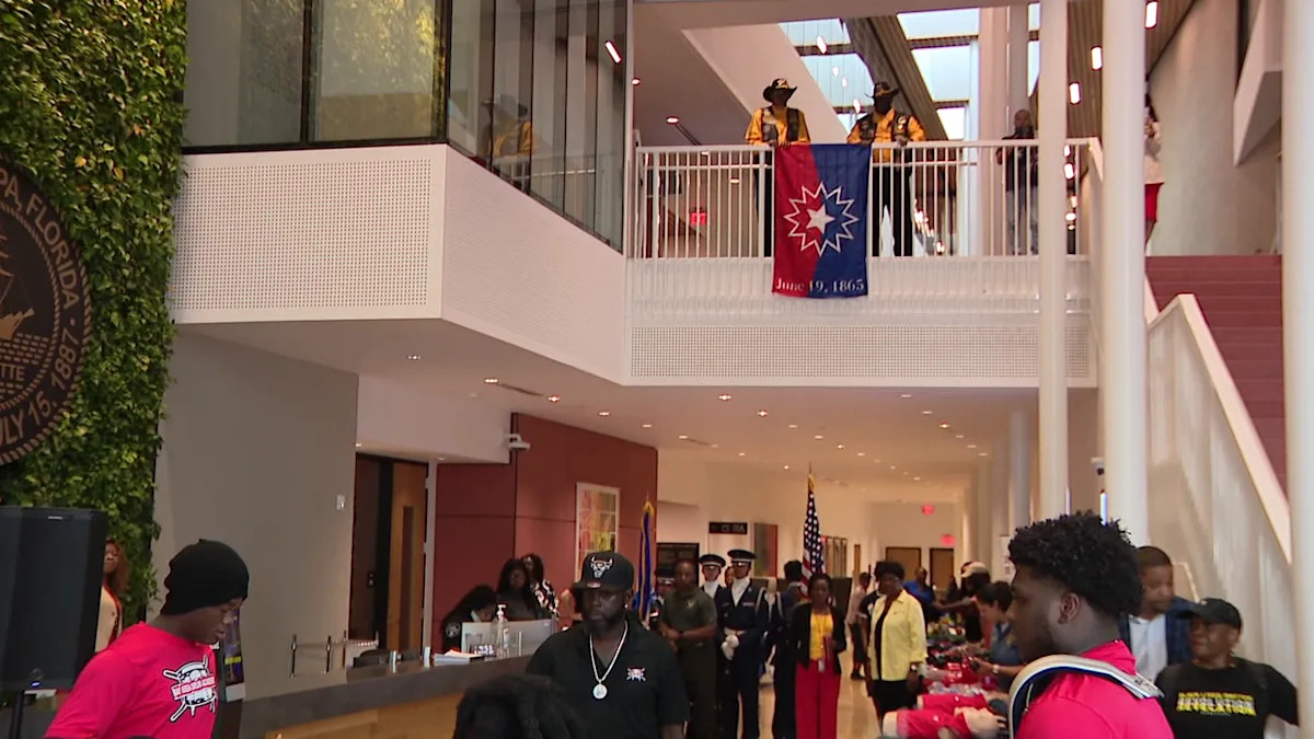 Tampa honors Juneteenth flag creator ahead of holiday