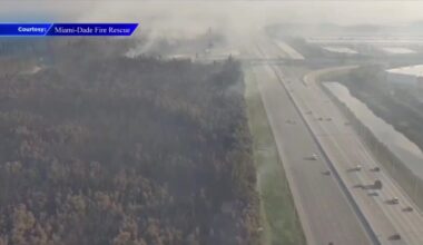 All lanes on Florida Turnpike, Krome Avenue reopened; Residents allowed to return home as crews battle 3 wildfires in West Miami-Dade - WSVN 7News | Miami News, Weather, Sports