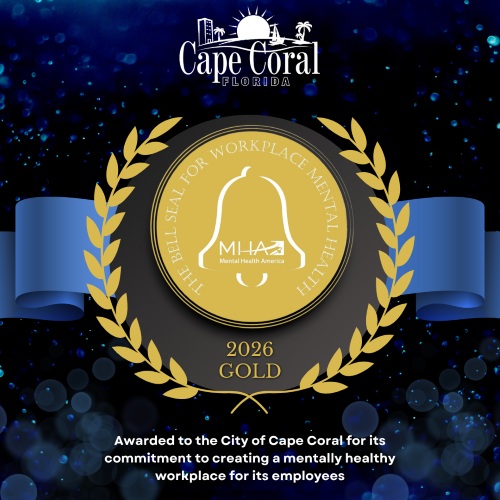 Cape Coral Earns Gold Designation for Workplace Mental Health Efforts