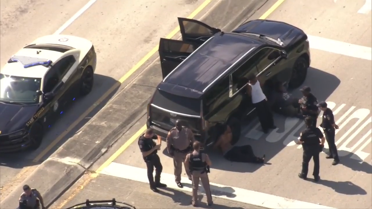 3 detained after troopers stop vehicle in West Miami-Dade; investigation underway - WSVN 7News | Miami News, Weather, Sports