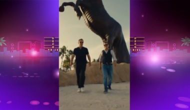 Matt Damon, John Leguizamo appear with 30-foot Trojan horse in Miami Beach to promote The Odyssey - WSVN 7News | Miami News, Weather, Sports