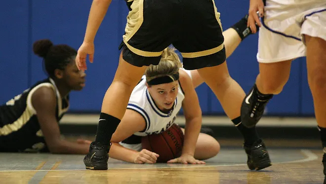 Jamie Navarro shown here during her senior season of 2006-07, played her final two high school years at Community School of Naples.
