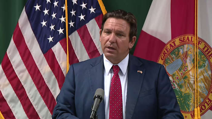 Gov. DeSantis holds press conference on hurricane preparedness in Orlando