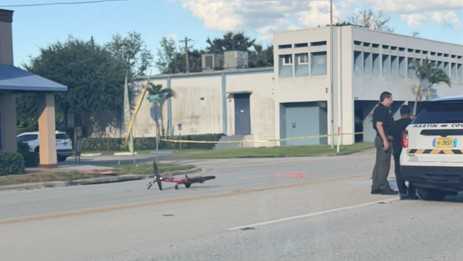 Teen riding bicycle struck by car in Indiantown