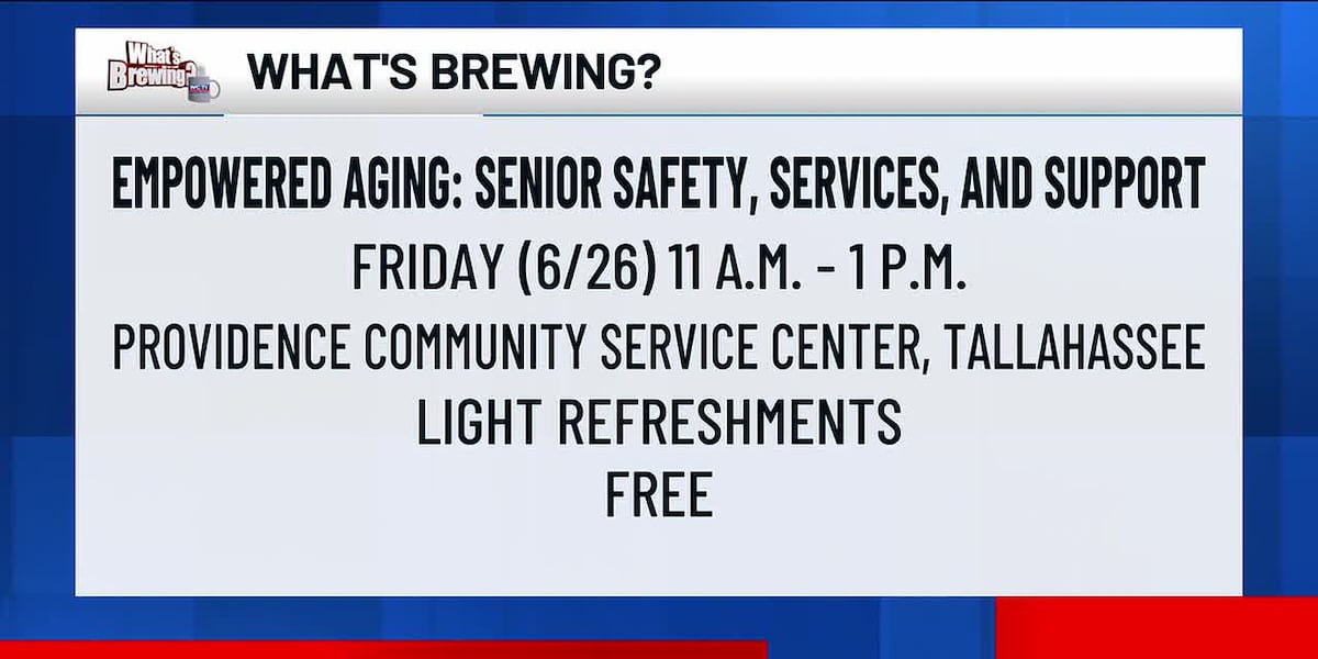What’s Brewing - Senior safety