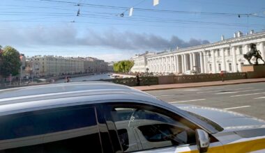 Drones hit St Petersburg port as Putin hosts major economic forum