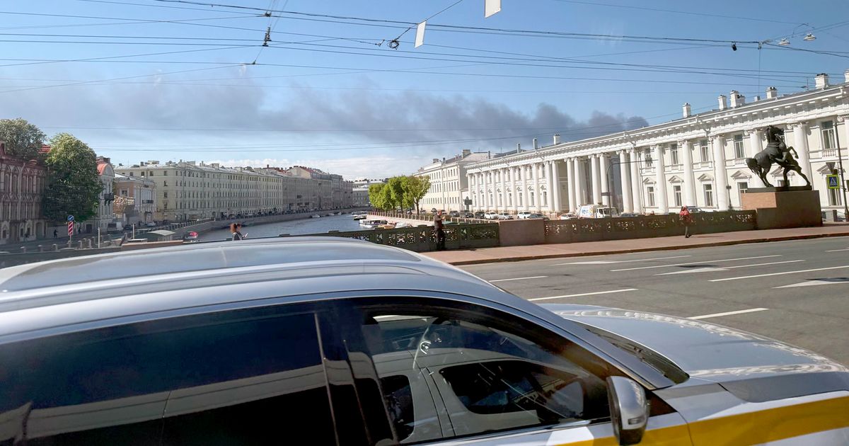 Drones hit St Petersburg port as Putin hosts major economic forum