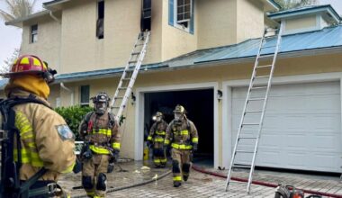 Alleged lightning strikes causes house fire in StuartThe blaze started on the second floor of home on St. Lucie Boulevard |