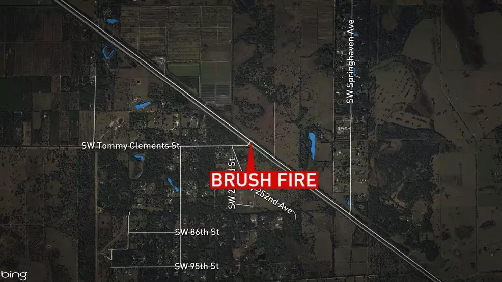 125 Acre Brush Fire Fully Contained In Western Martin County | NewsRadio WIOD