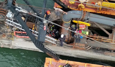 Firefighters extract man who fell while working on barge | Lee County