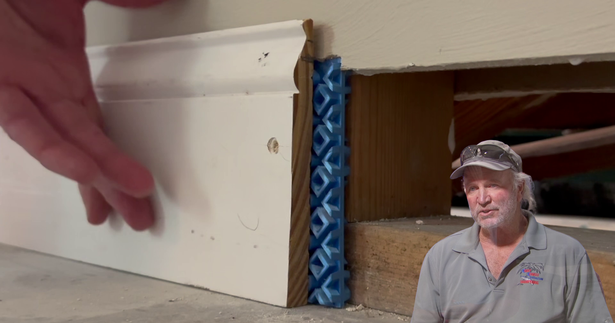 Matlacha Isles man creates device to drain flood water from walls | WINK Listens