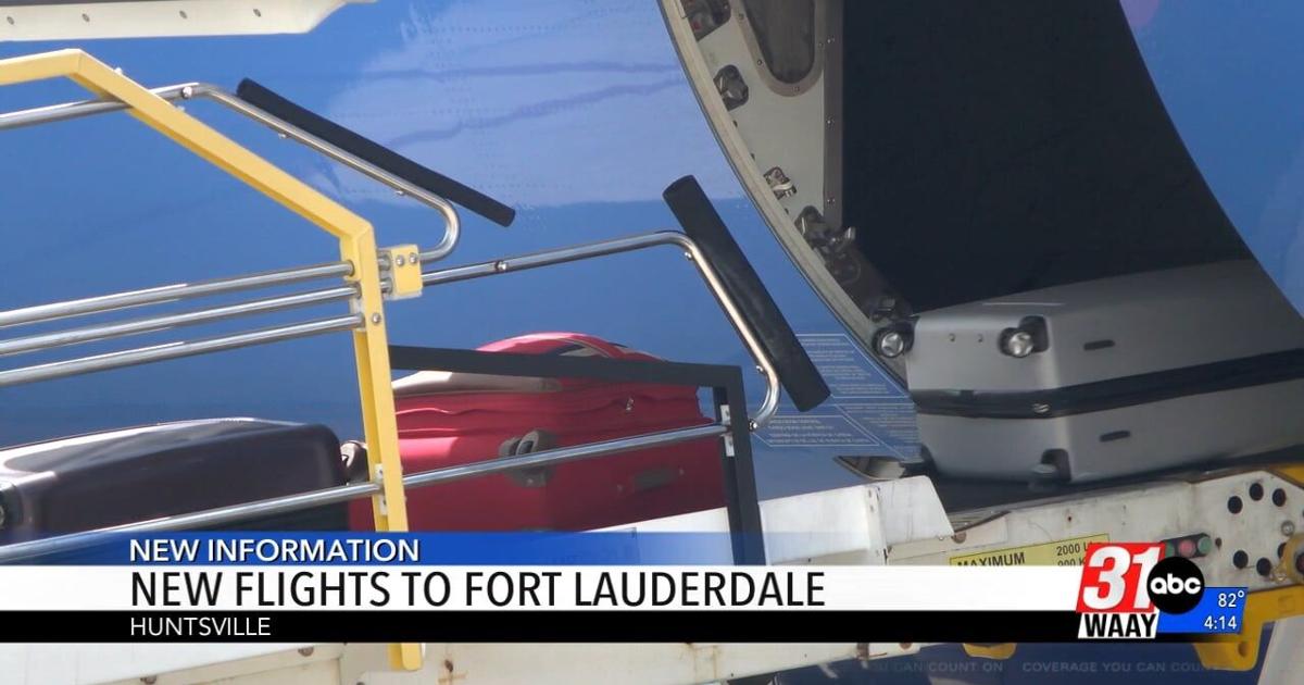 Huntsville International Airport launches nonstop service to Fort Lauderdale | Video