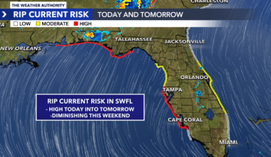 Post-tropical Arthur brings rip current risk to Fort Myers beaches | Lee County
