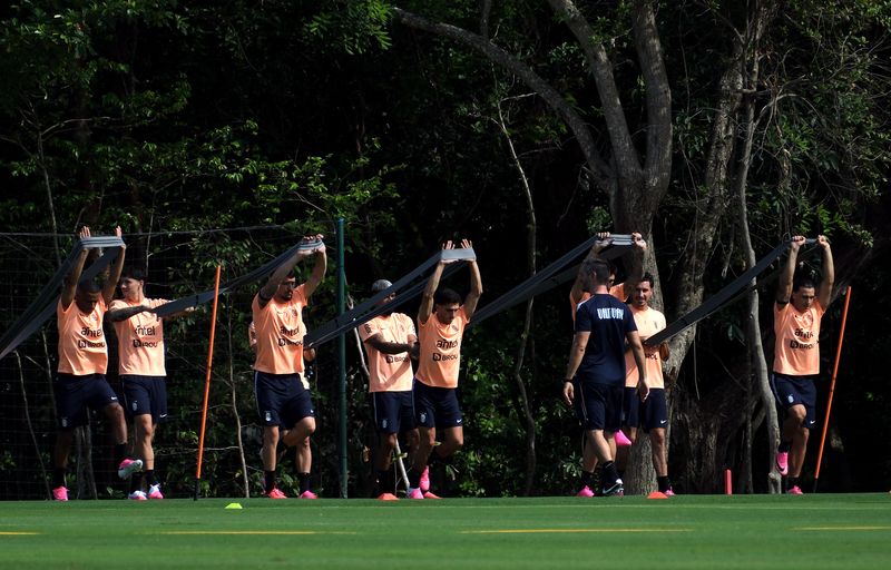 Soccer-Uruguay's flight to Miami for World Cup match delayed due to airline error