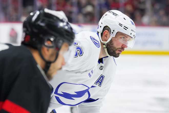 Tampa Bay Lightning v Ottawa Senators OTTAWA, CANADA - APRIL 07: Nikita Kucherov #86 of the Tampa Bay Lightning skates against the Ottawa Senators at Canadian Tire Centre on April 07, 2026 in Ottawa, Ontario, Canada. (Photo by Chris Tanouye/Freestyle Photography/Getty Images)