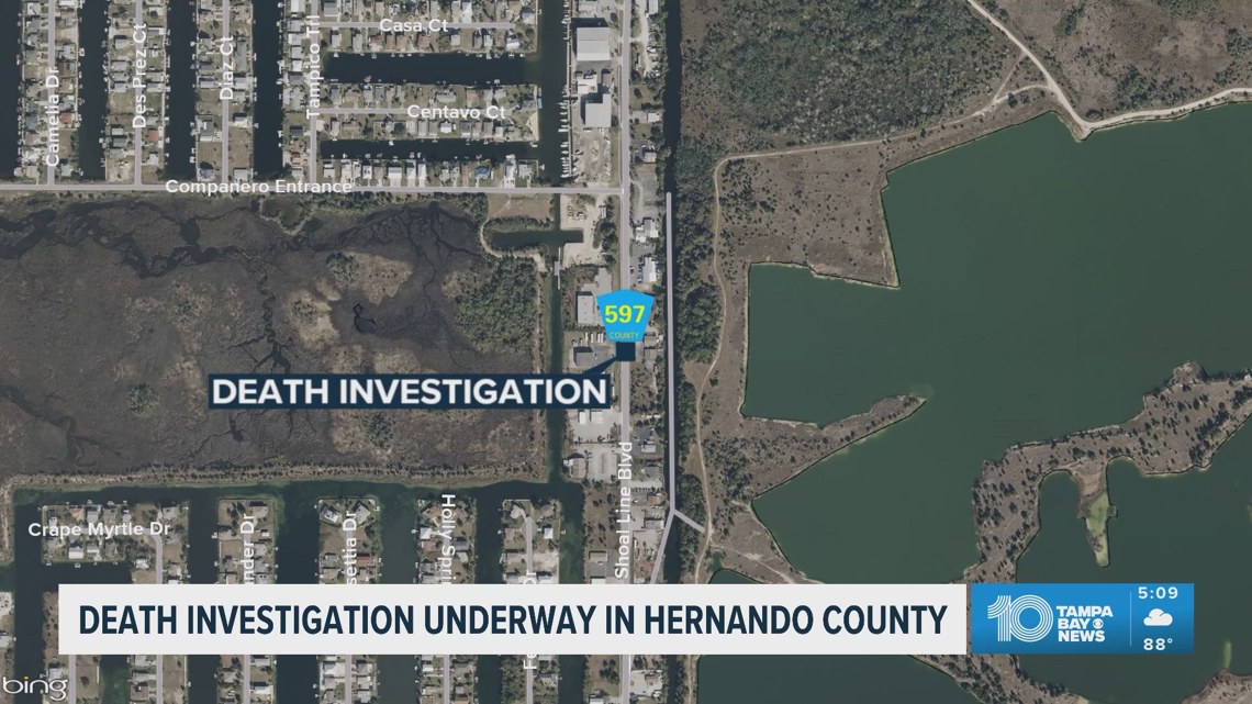 Death investigation prompts increased law enforcement response in Hernando Beach