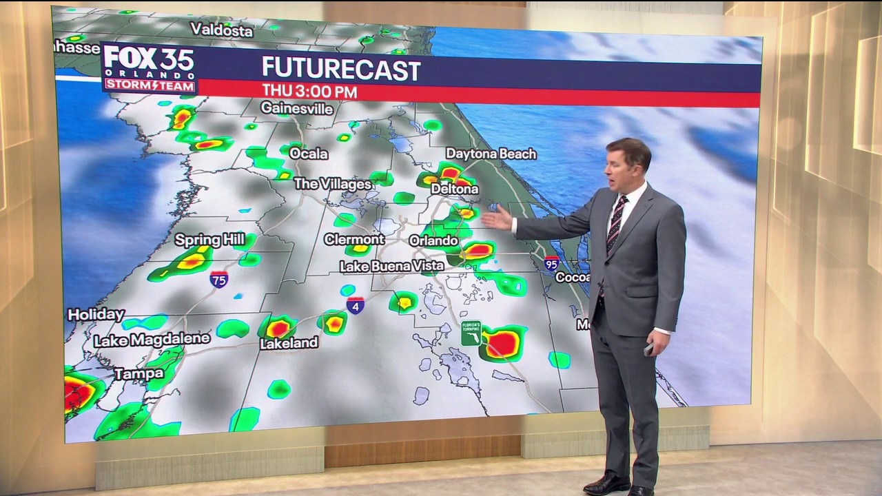 Orlando AM Weather Forecast: Afternoon showers expected