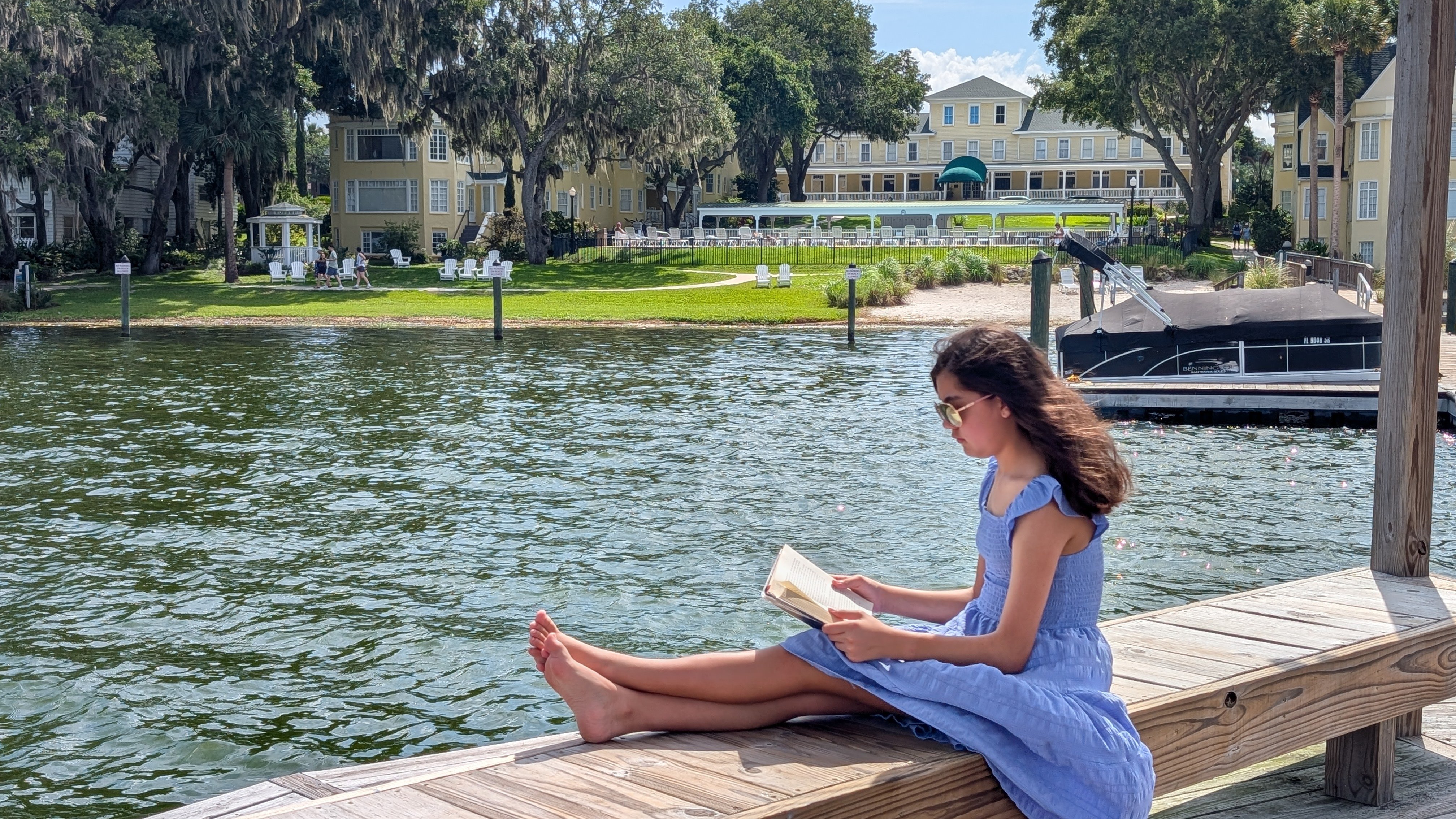 Family relaxing in Mount Dora, Florida
