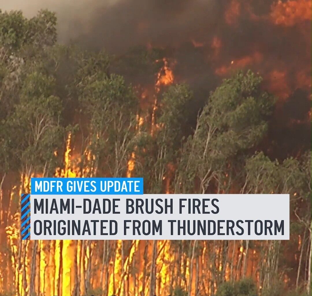 Major South Florida roadways were closed and around 200 residents evacuated Wednesday as a brush fire in western Miami-Dade County had burned thousands of acres and a second blaze worsened the smoky conditions. More information here: http://on.nbc6.com/sb6yHTG #wildfire #southflorida #firerescue