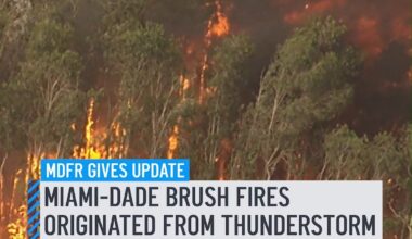 Major South Florida roadways were closed and around 200 residents evacuated Wednesday as a brush fire in western Miami-Dade County had burned thousands of acres and a second blaze worsened the smoky conditions. More information here: http://on.nbc6.com/sb6yHTG #wildfire #southflorida #firerescue
