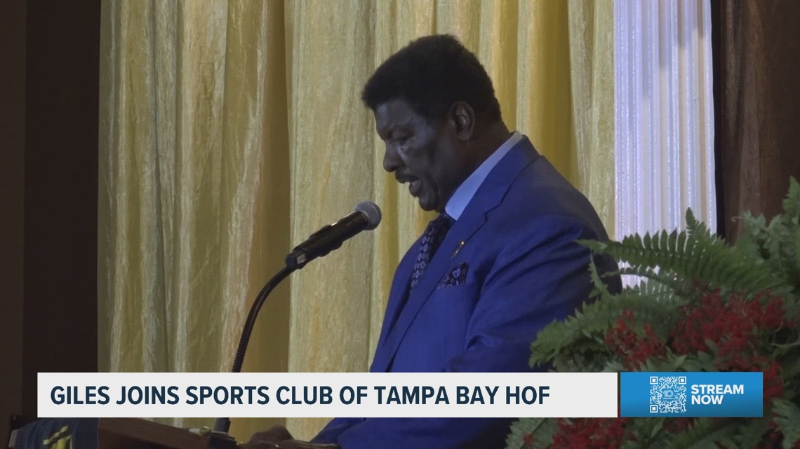 Bucs legend Jimmie Giles joins Sports Club of Tampa Bay Hall of Fame