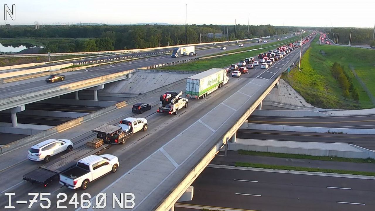 Hillsborough drivers frustrated with I-75 delays