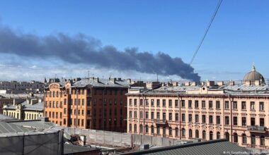 Ukraine drones hit Saint Petersburg as economic forum starts