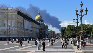 Oil terminal in St. Petersburg hit by Ukrainian drones